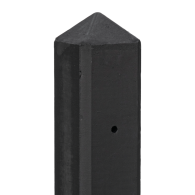 Berton©-paal IJssel antraciet gecoat, diamantkop 10 x 10 x 190 cm T-model