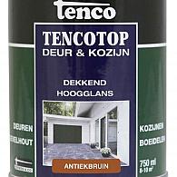 TENCO Top Deur  & Kozijn Dekkend Hoogglans Antiekbruin 0.75 Liter