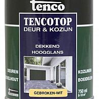 TENCO Top Deur  & Kozijn Dekkend Hoogglans Gebroken wit 0.75 Liter