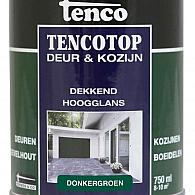 TENCO Top Deur  & Kozijn Dekkend Hoogglans Donkergroen 0.75 Liter