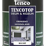 TENCO Top Deur  & Kozijn Dekkend Hoogglans Wit (RAL 9010) 0.75 Liter