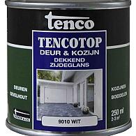 TENCO Top Deur  & Kozijn Dekkend Zijdeglans Wit (ral 9010) 0.25 Liter