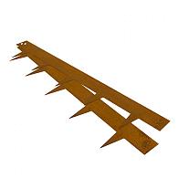 Multi-Edge METAL Afboording Cor-Ten 100 x 17,5 cm per stuk