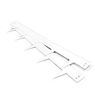Multi-Edge METAL Afboording Wit 100 x 17,5 cm per stuk