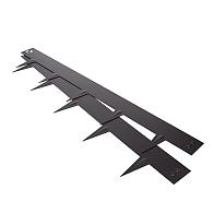 Multi-Edge METAL Afboording Zwart 100 x 17,5 cm per stuk