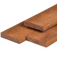 Azobé bestekhout 4,0 x 20,0 x 300 cm fijn bezaagd