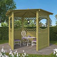 Prieel Middel vuren groen geïmpregneerd