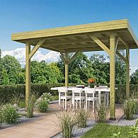 Prieel Modern Middel vuren groen geïmpregneerd