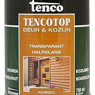 TENCO Top Deur  & Kozijn Dekkend Transparant Redwood 0.75 Liter