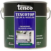 TENCO Top Deur  & Kozijn Dekkend Zijdeglans Donkergroen 2.5 Liter