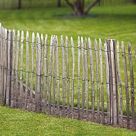 Engelse kastanjerol, 3 draden, latafstand 7,5 cm L460 x H120 cm