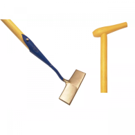 De Wit Rechthoekschoffel 16 cm essen steel 1700 mm