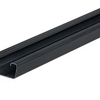 Klemprofiel PVC antraciet 1800mm t.b.v. beton sleufpaal