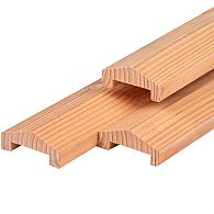 Douglas afdekkap 4,5 x 8,8 x 180 cm, gedroogd, geschaafd, robuust