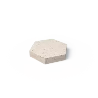 Schellevis Oudhollands 6-kant tegel 37,5x37,5x7 cm Crème