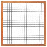 Gaaselement met kader hardhout 4,5 x 7.0 cm