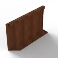 Bloembak Module+ 56cm Uitwendig hoekpaneel (B) 90x56 R