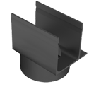 ACO Slim-Line Onderuitloop 80mm Excentrisch