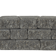 granubrick 23,1/15,3x20x10 antraciet