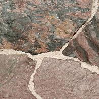 Flagstones Violetto, ca. 3-7 cm dik (ca. 111 kg per m2)