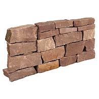 Stapelblok Weser rood  ca. 10-25 cm dik