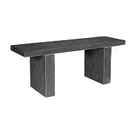 Zitbank Spotted Blue 120x35x50cm (feet 45x35x10cm) nieuwe afmeting: 120x35x45 cm, feet 40x35x10 cm