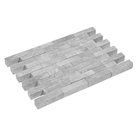 Waalformaat Vietnamese hardsteen 20x5x5 cm grof geschuurd, kanten gezaagd met facet