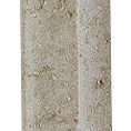 ronde palissade 11x40 grijs