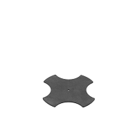 Passtuk 3 mm van EPDM rubber