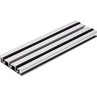 Structusol aluminium profiel ST16 - 2,4 m met rubber profiel