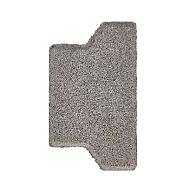 H-verbandsteen half 8 cm grijs