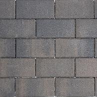 Design brick 6 cm dark sepia mini facet komo
