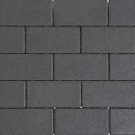 Design brick 8 cm black mini facet komo