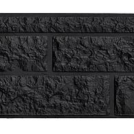 Berton©-motiefplaat antraciet gecoat H36 x D4,8 x L184 cm rotsmotief