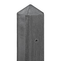 Berton©-paal IJssel antraciet, diamantkop 10 x 10 x 180 cm tussenmodel