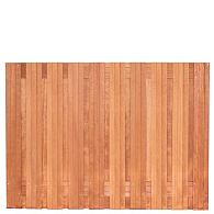 Tuinscherm hardhout kunstmatig gedroogd, 21-planks (19 + 2) Dronten 180 x 130 cm