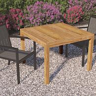 Tuintafel teak 100 x 100 cm