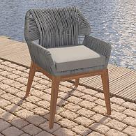 Teak stoel Granada met kussen (set van 2 stoelen)