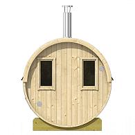 Saunabarrel | ø205 x 250 cm | 38 mm | onbehandeld vuren