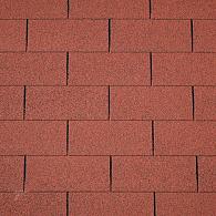 Dakshingles recht rood - pak 3 m²