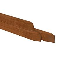 Paal geschaafd 65x65 mm azobe gepunt V-groef 200 cm