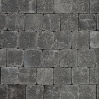 TAMBOUR 10x10x6 cm antraciet