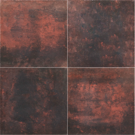 Carré 50x50x5cm Nero Rosso
