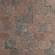 METRO Trommelsteen 15x20x6 cm rood genuanceerd