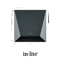 In-Lite Wedge Wall 12V - Dark Grey