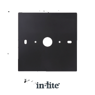 In-Lite Evo Wall Mount afdek/montageplaat voor Evo Down Wall 230V Dark