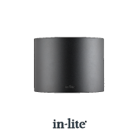 In-Lite Halo Down Wall 100-230v - Black