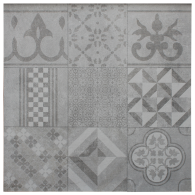 CERAMITON Titan 60x60x4 cm Mosaïc Silver