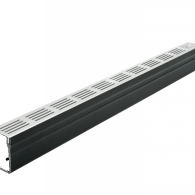 Star Drain 65/100 Lijngoot - Grijs (Aluminium) 100cm