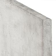 Berton onderplaat wit/grijs 2 zijden glad H24xD3.5xL184cm